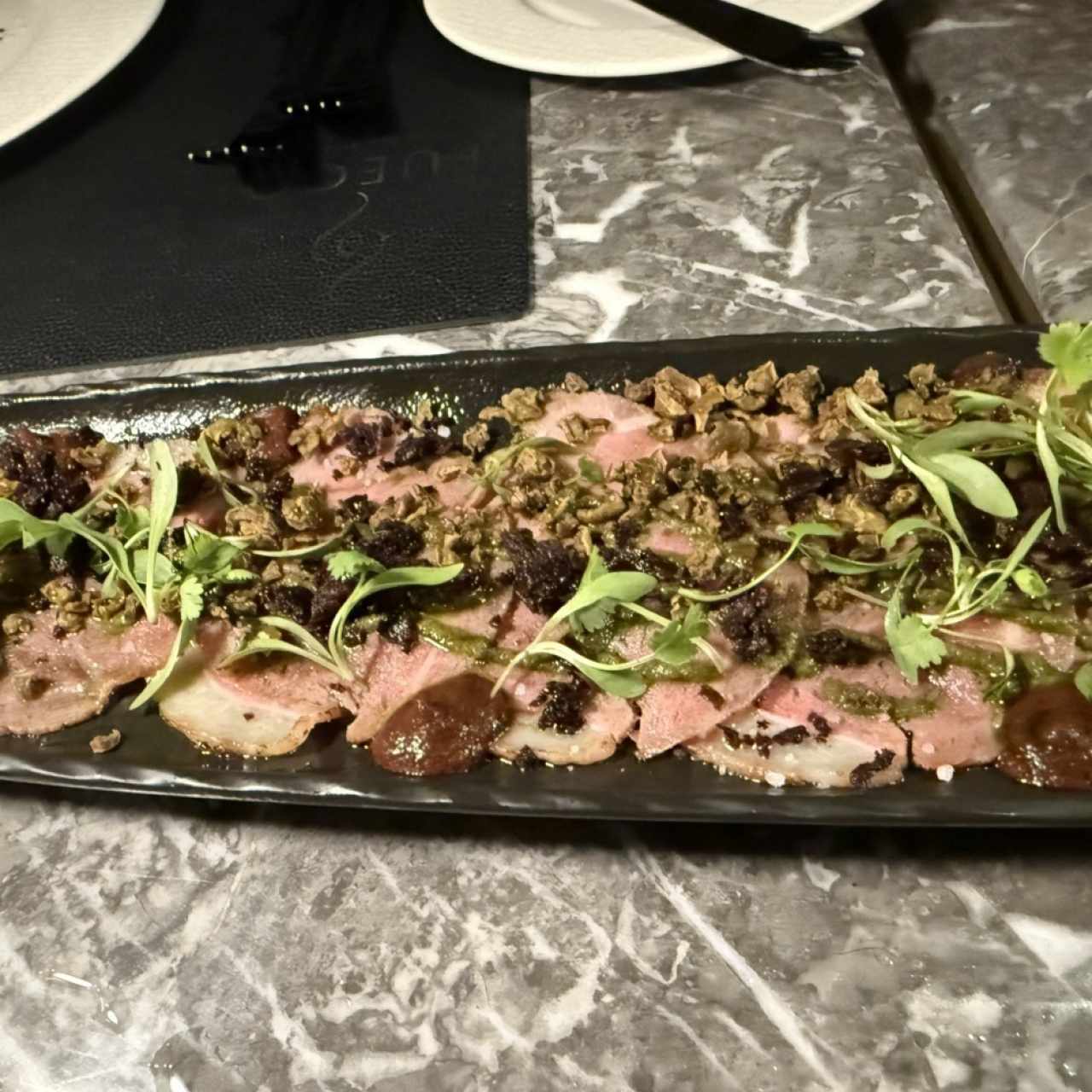 ENTRADAS - Carpaccio de Picaña