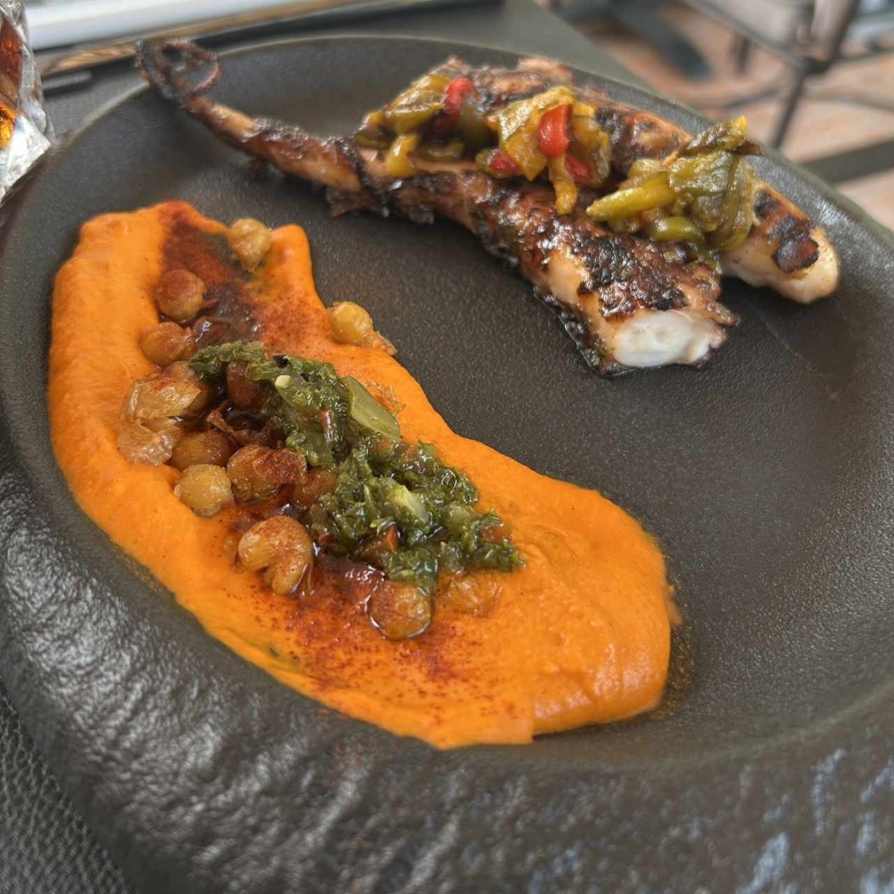 Pulpo a la parrilla