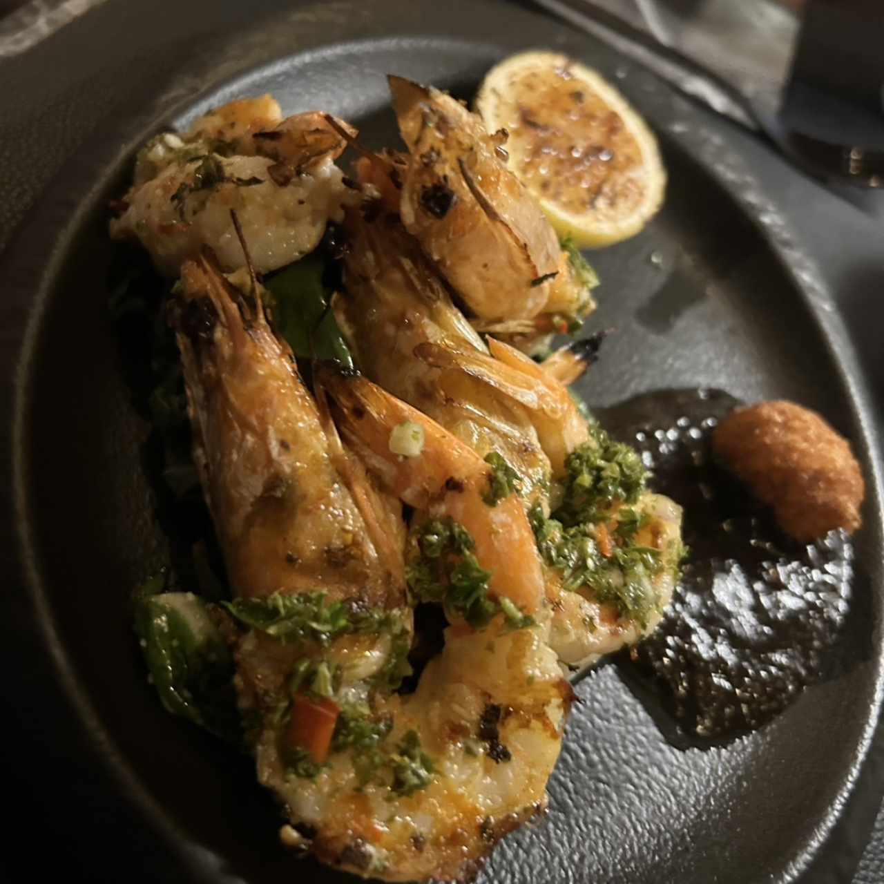 DEL MAR - Langostinos al carbón