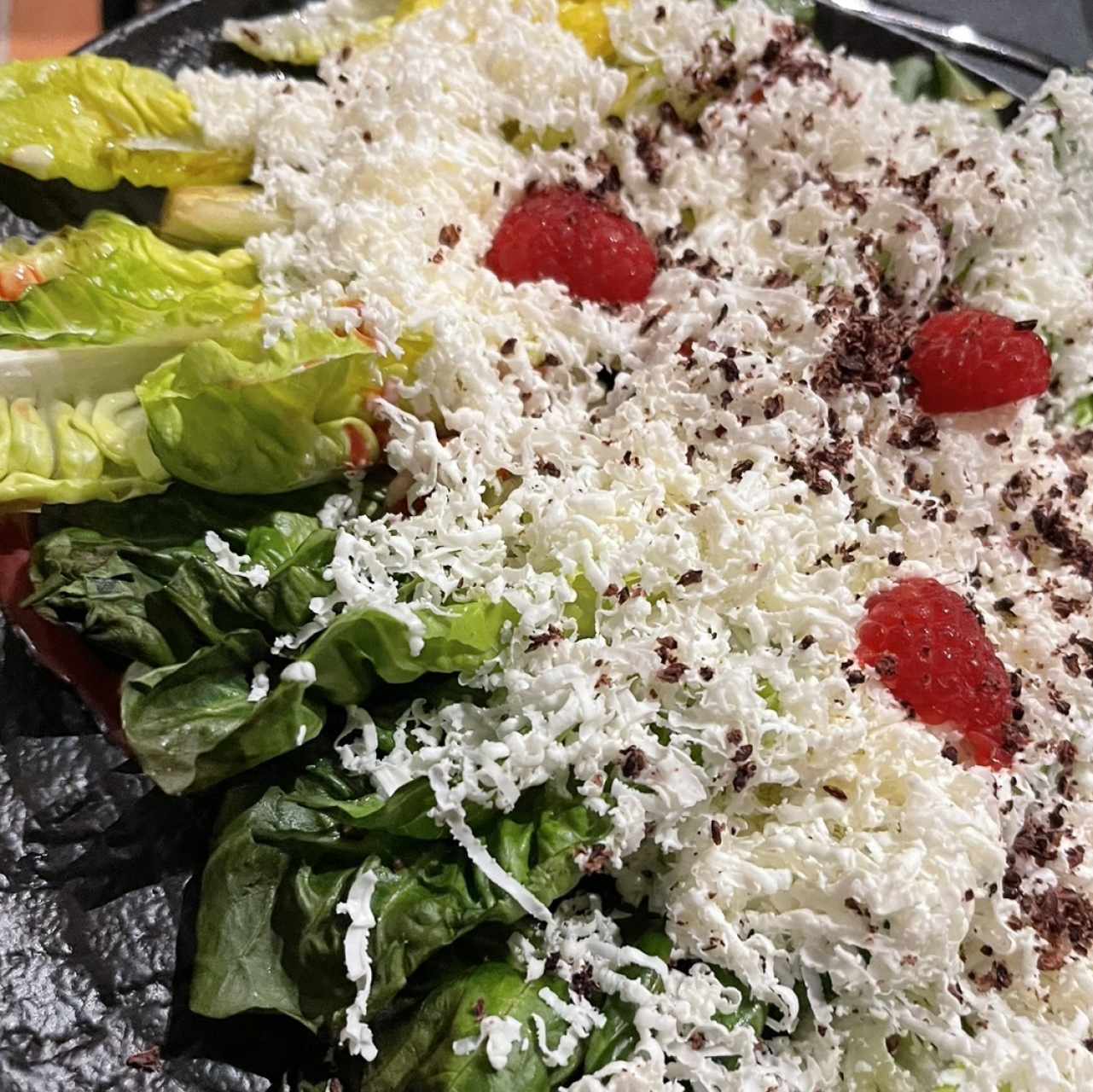 Ensalada tibia de cogollos