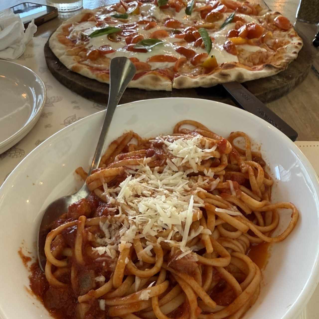 Lingüini Amatriciana