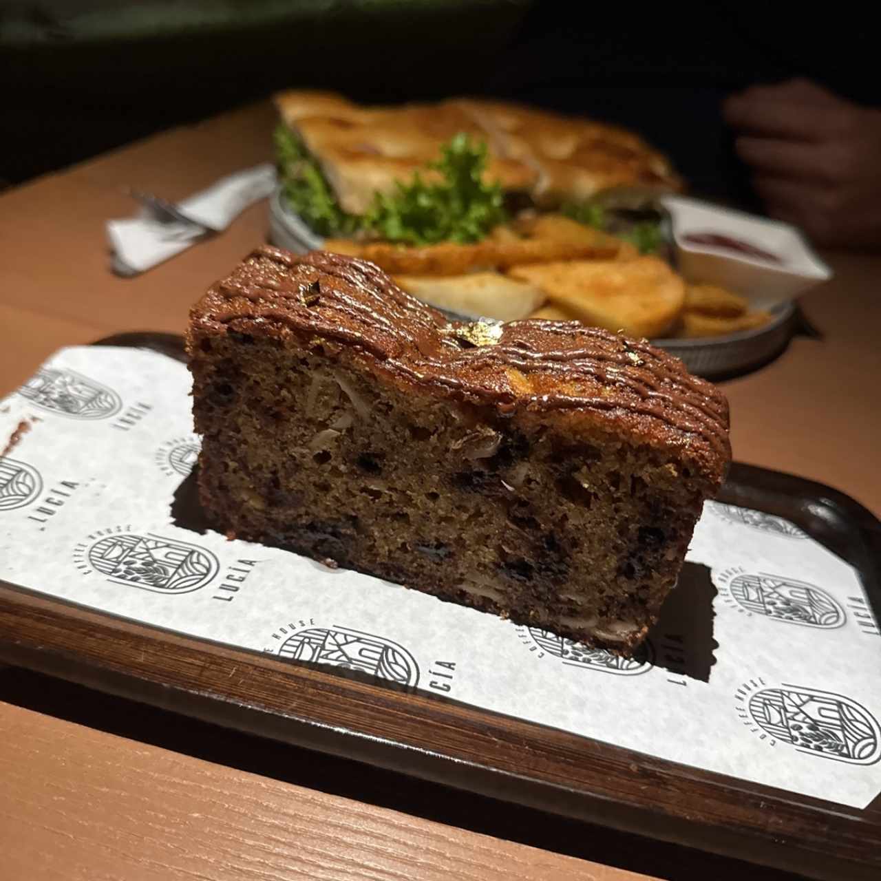 Chocolate banana cake
