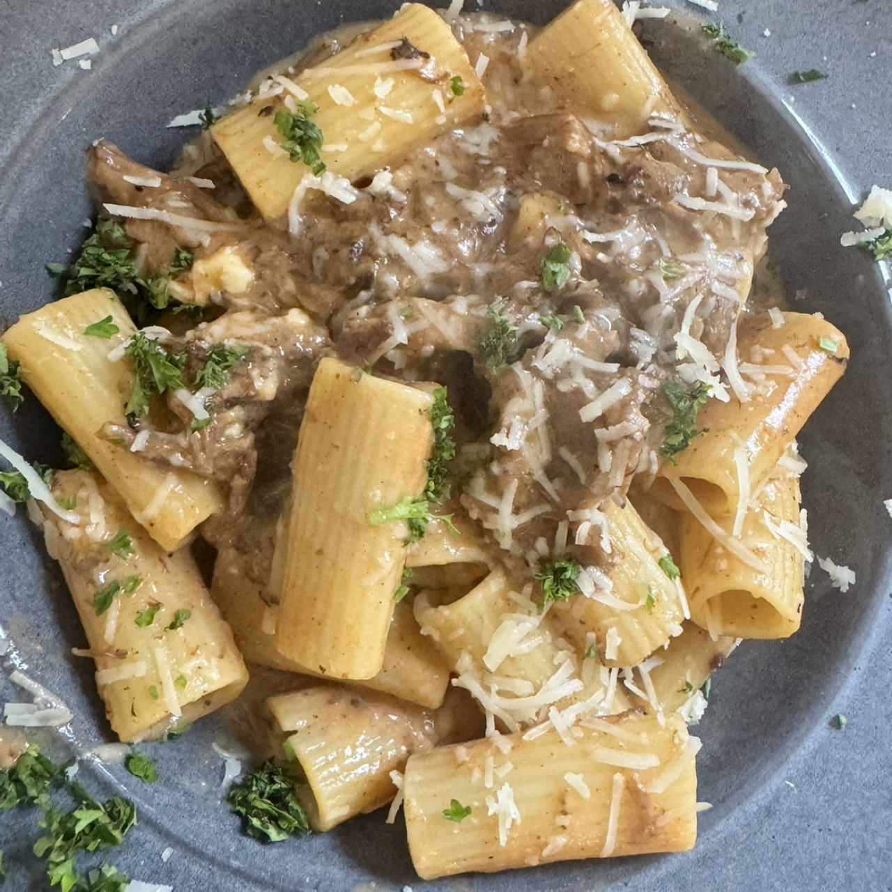 Pasta con short rib