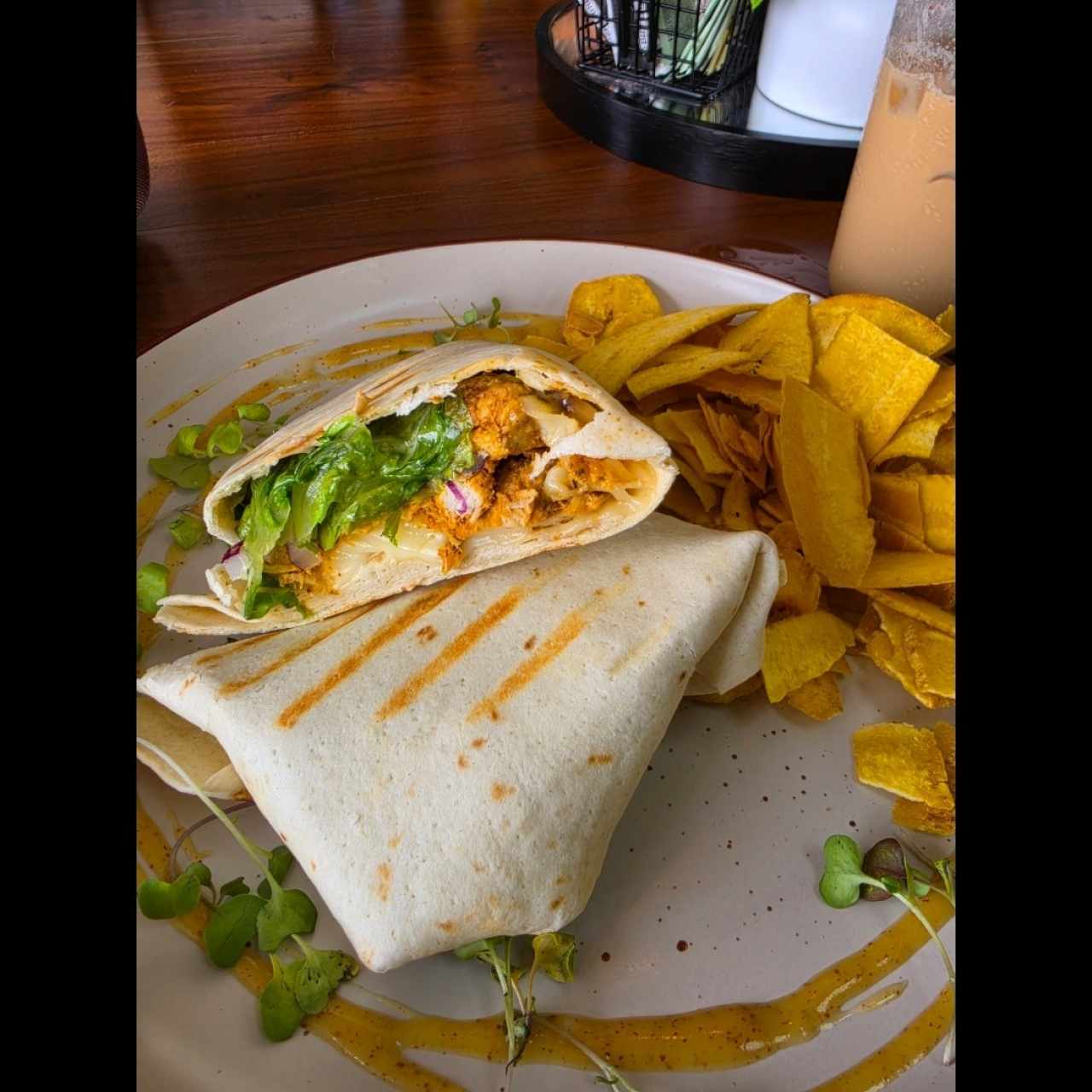 wrap de pollo
