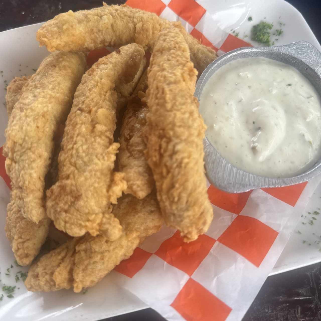 Deditos del pescado 