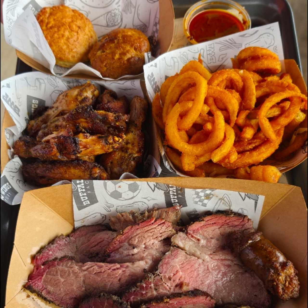 bandeja para 2 personas