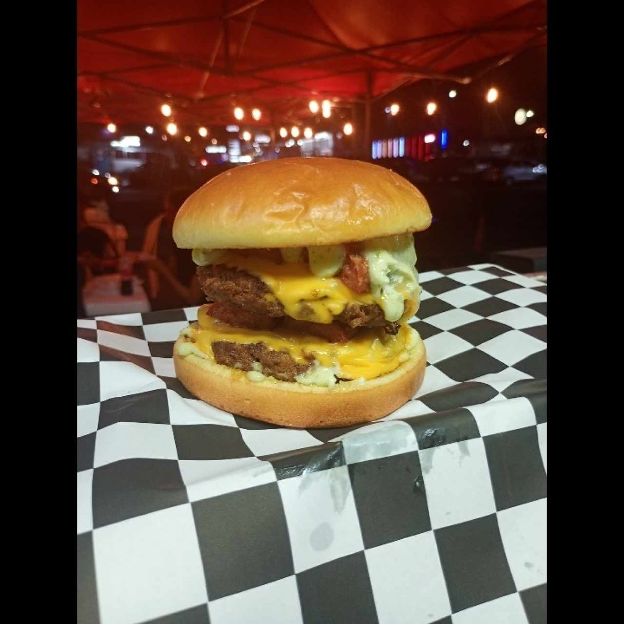 La ChoriCheese Burger 