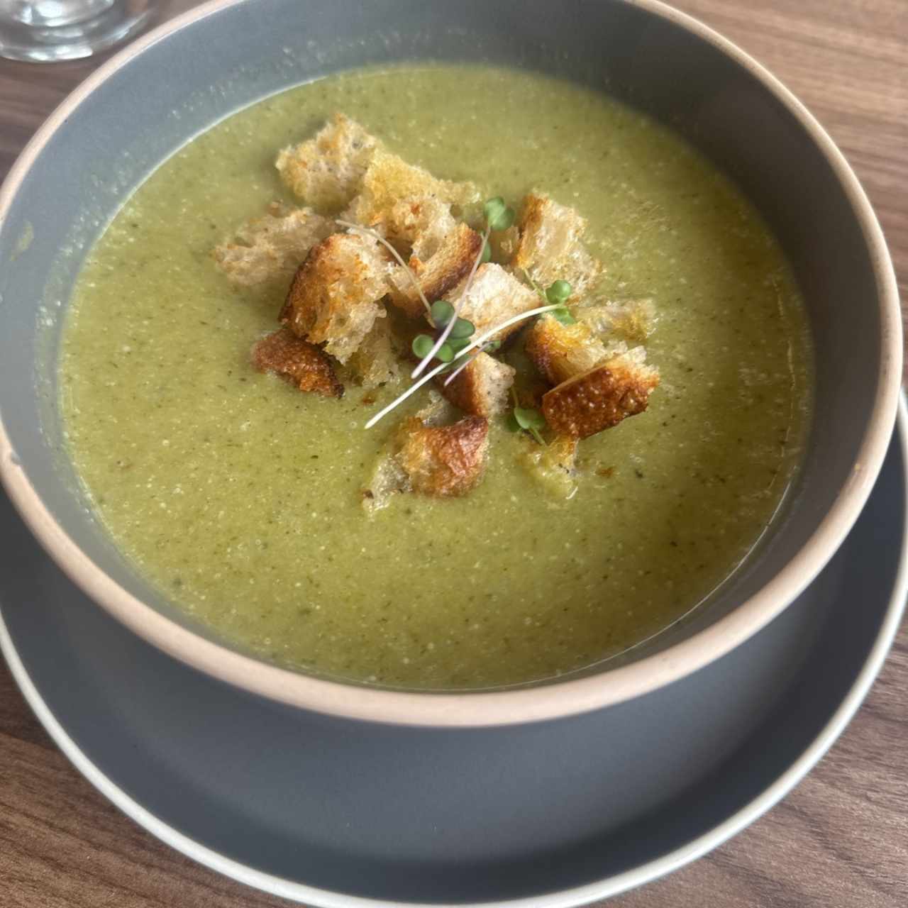 Sopa del Dia - Crema de Brócoli 
