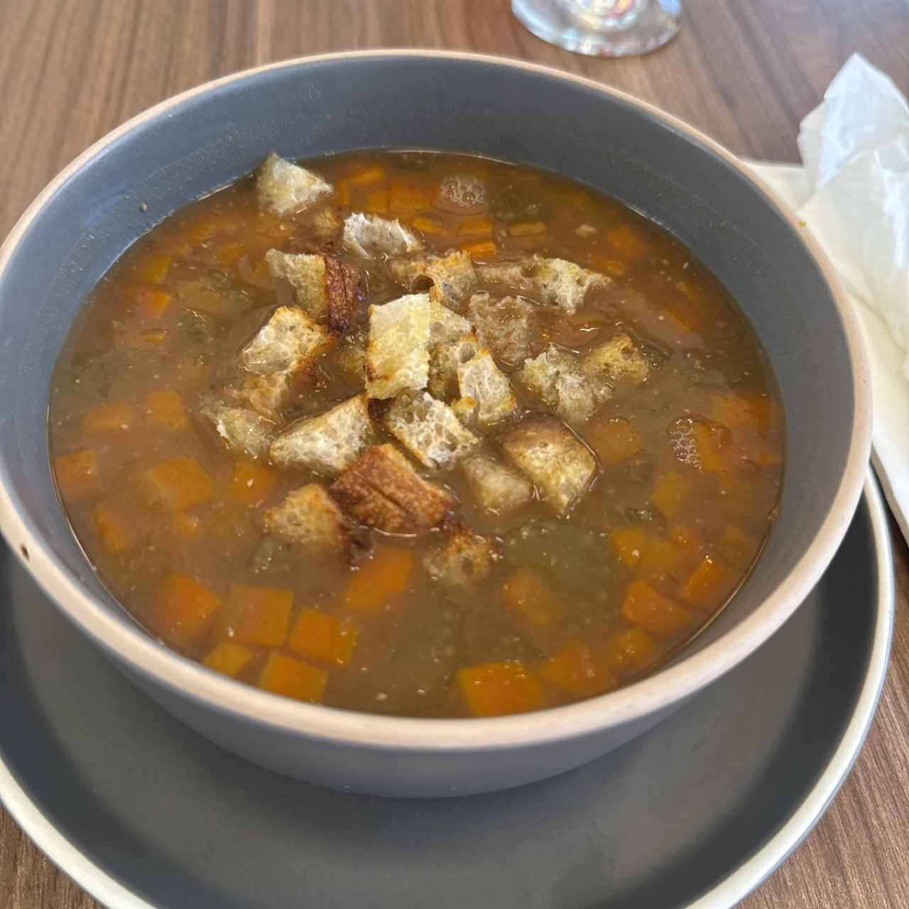 Sopa del Dia - Lentejas 