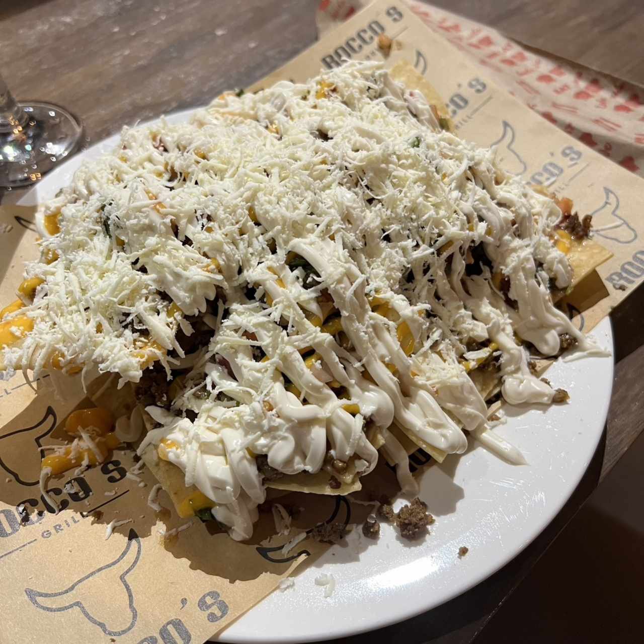Nachos con carne
