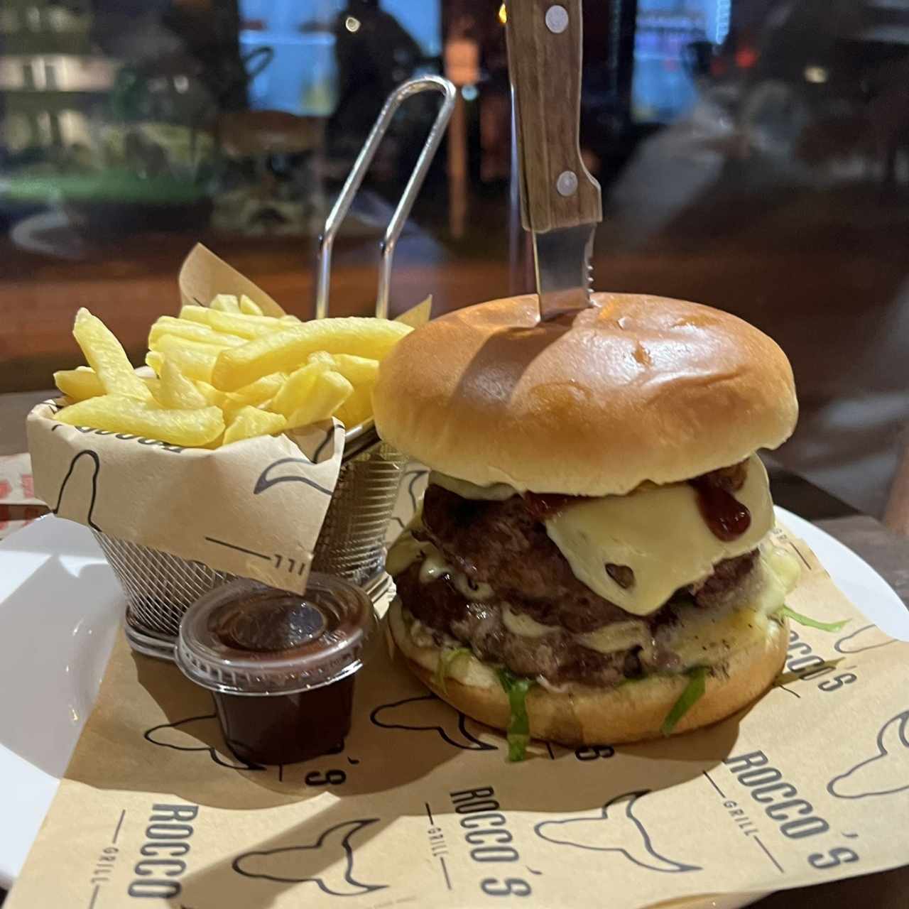Rocco’s Double Burger