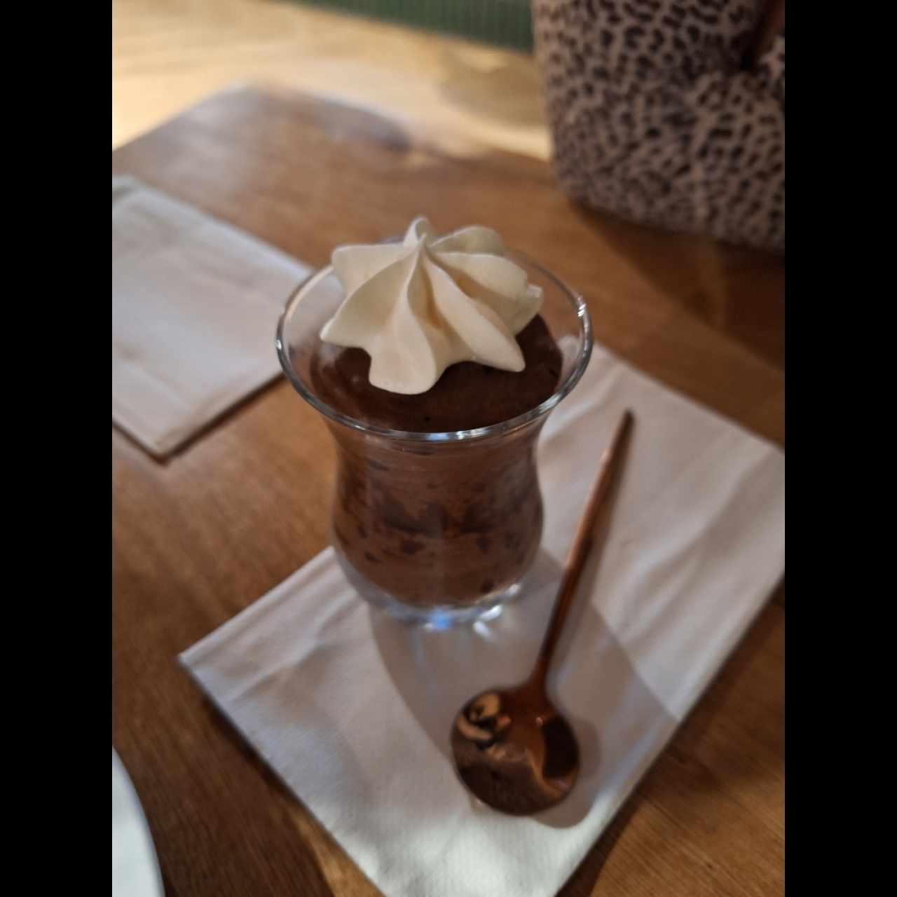 mousse de chocolate