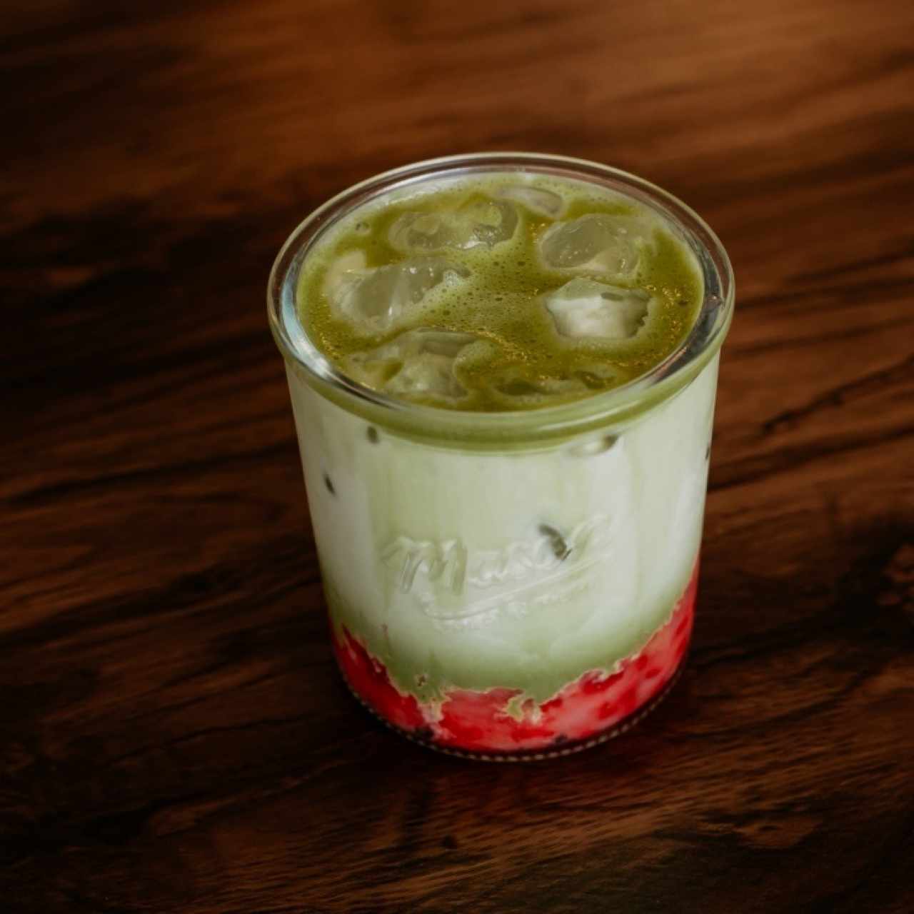 Iced Strawberry Matcha