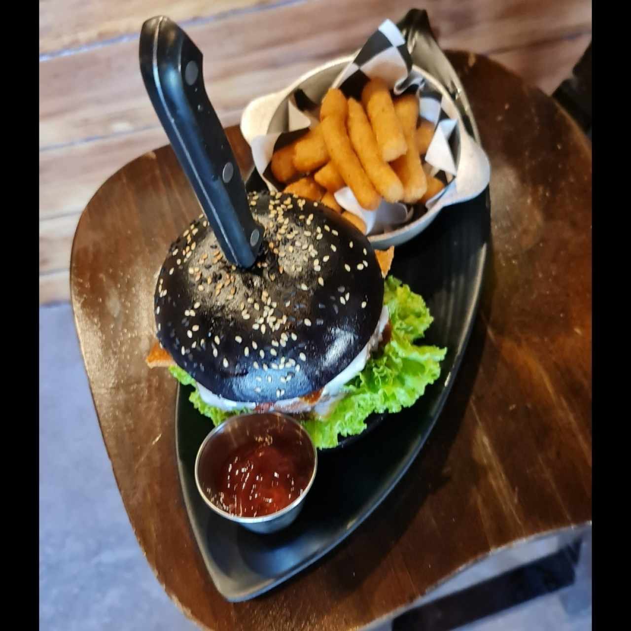 hamburguesa de la Casa 
