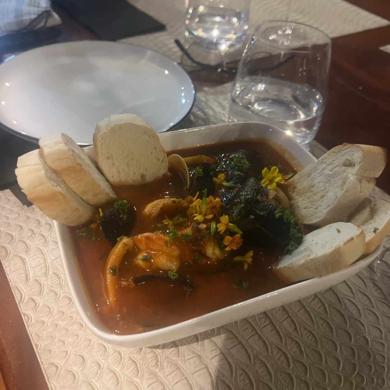 Sopa de mariscos 