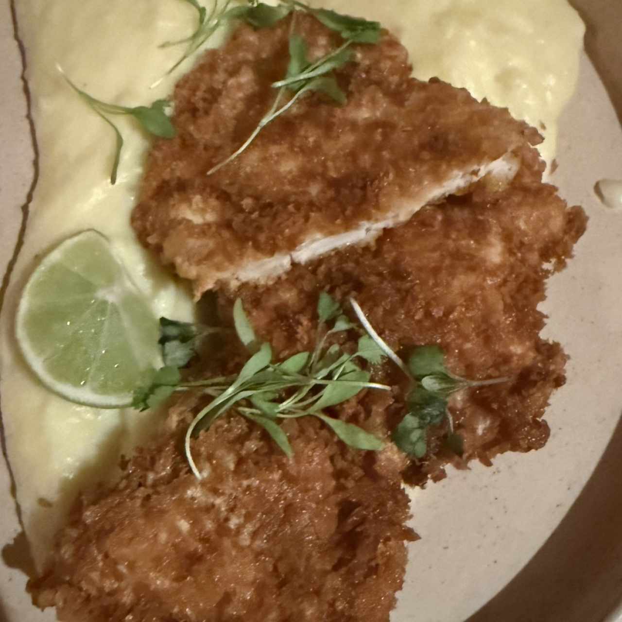Milanesa de pollo