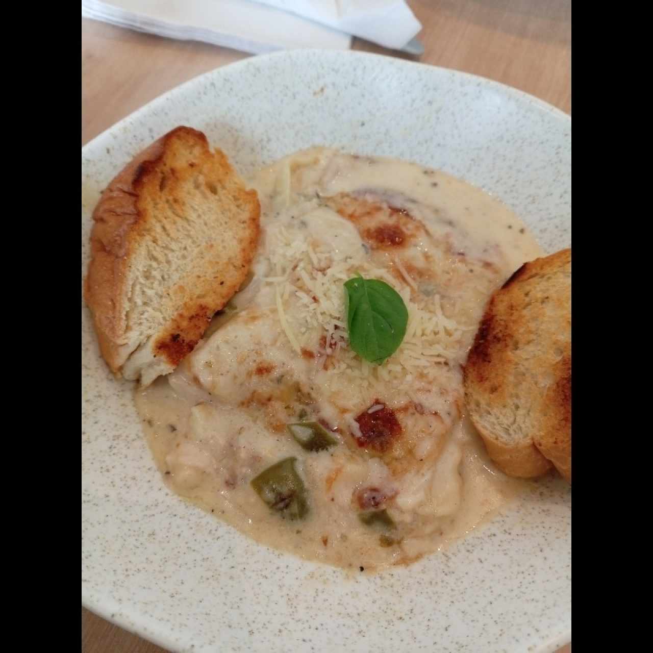 Lasaña de pollo