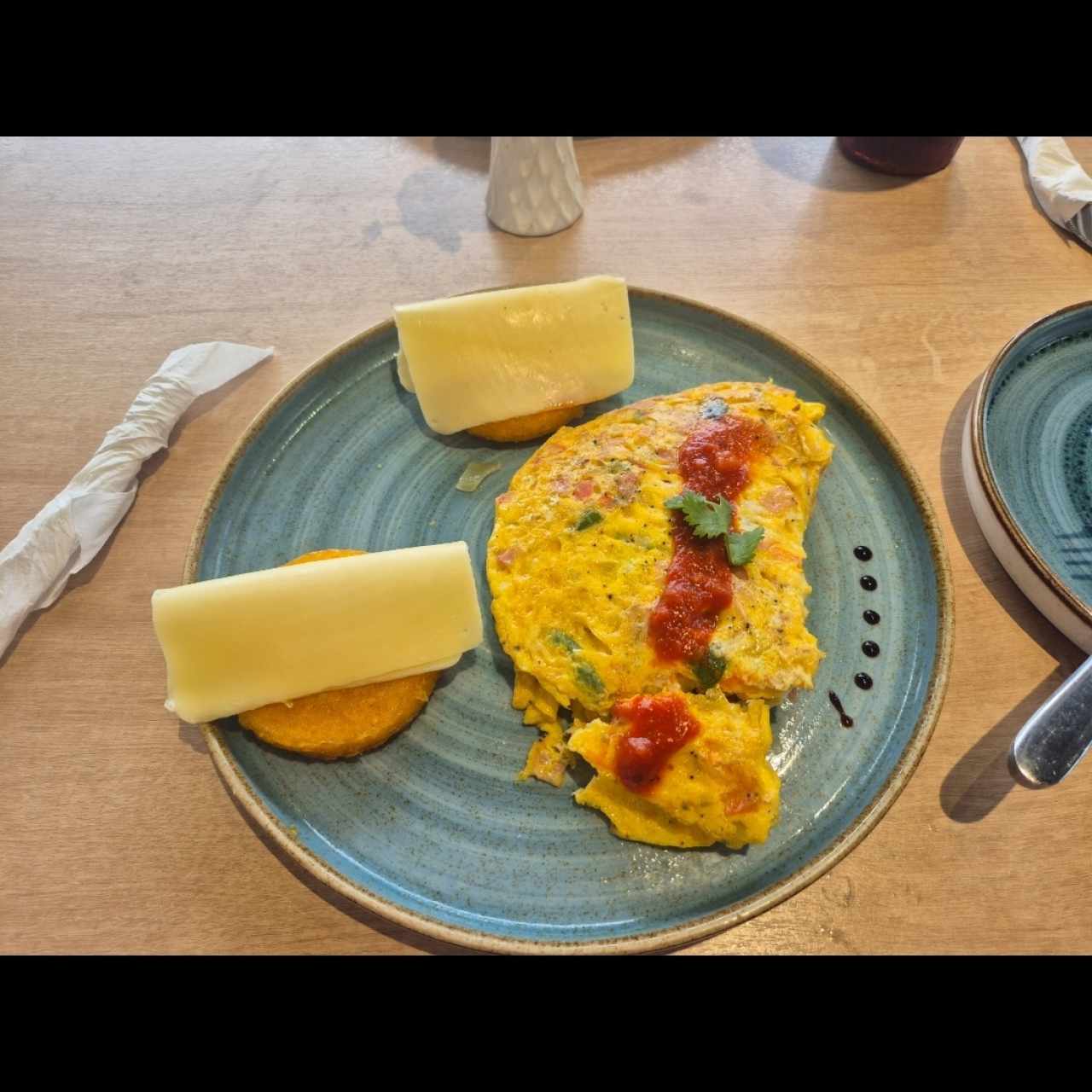 omelette con tortillas