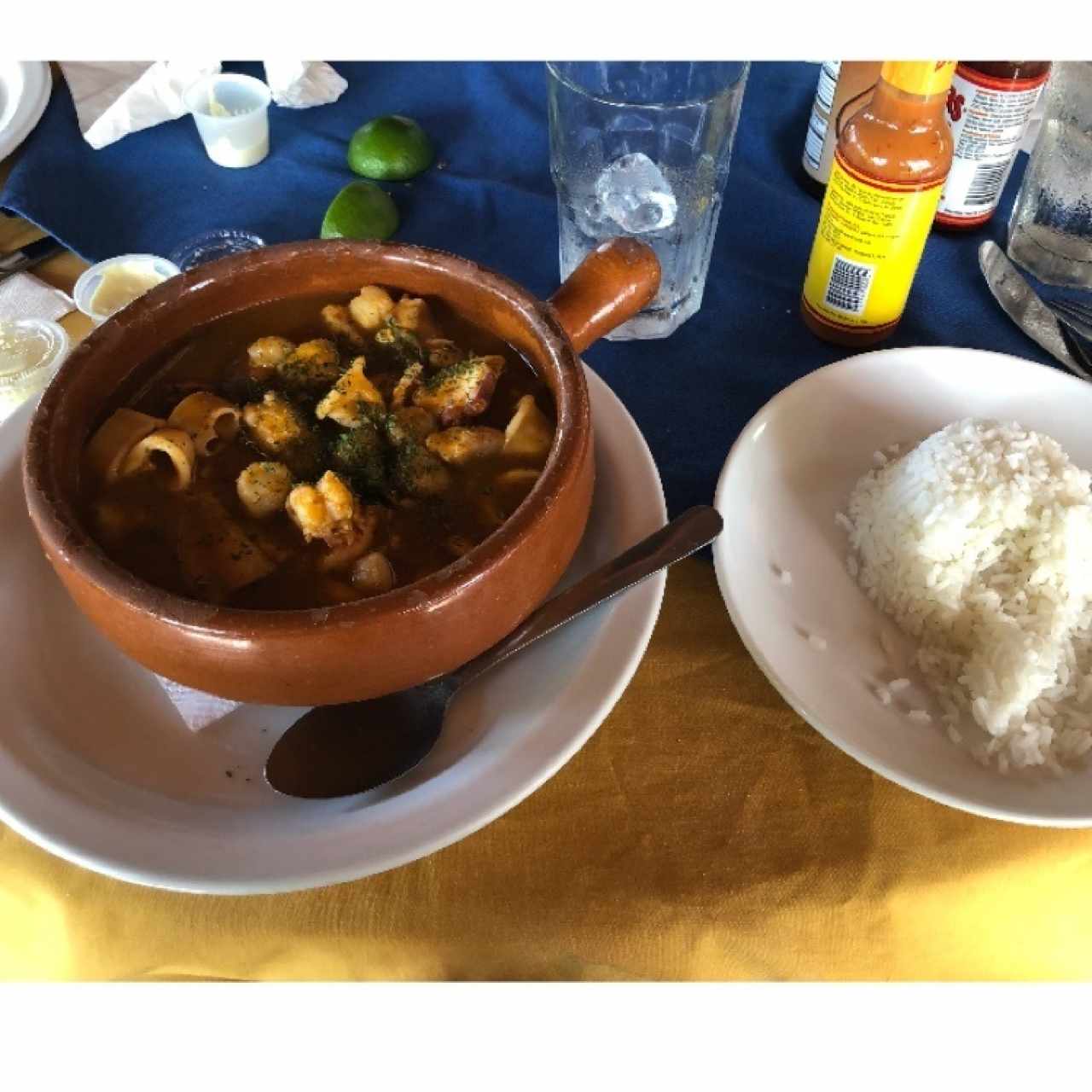 cazuela de mariscos