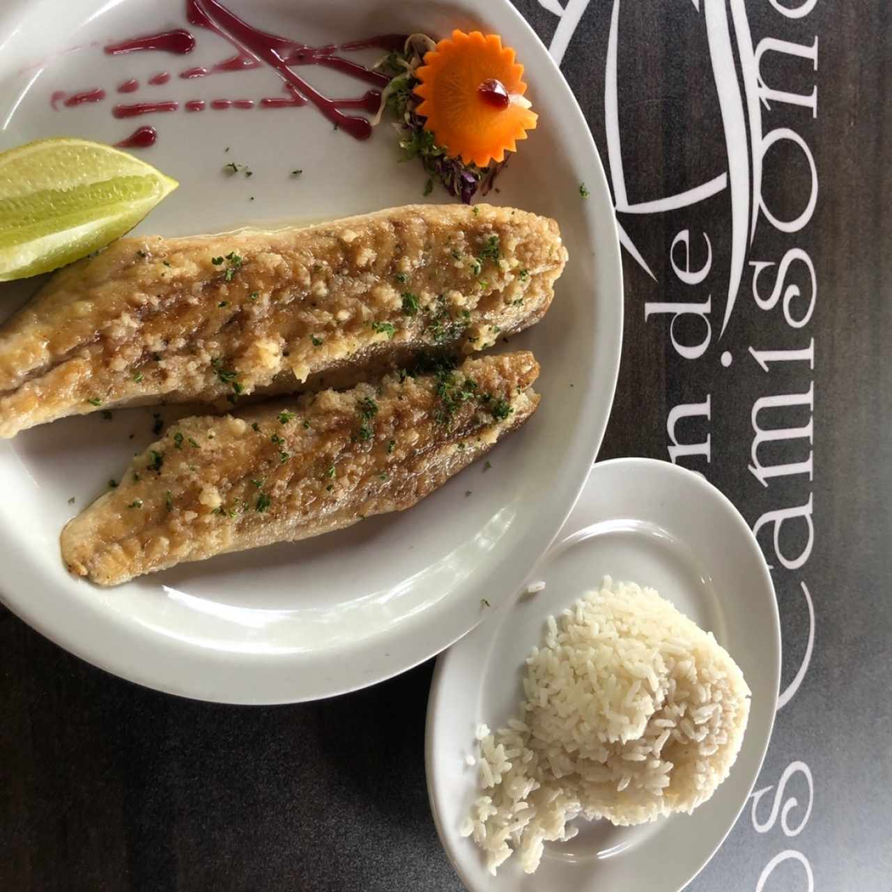 corvina al ajillo