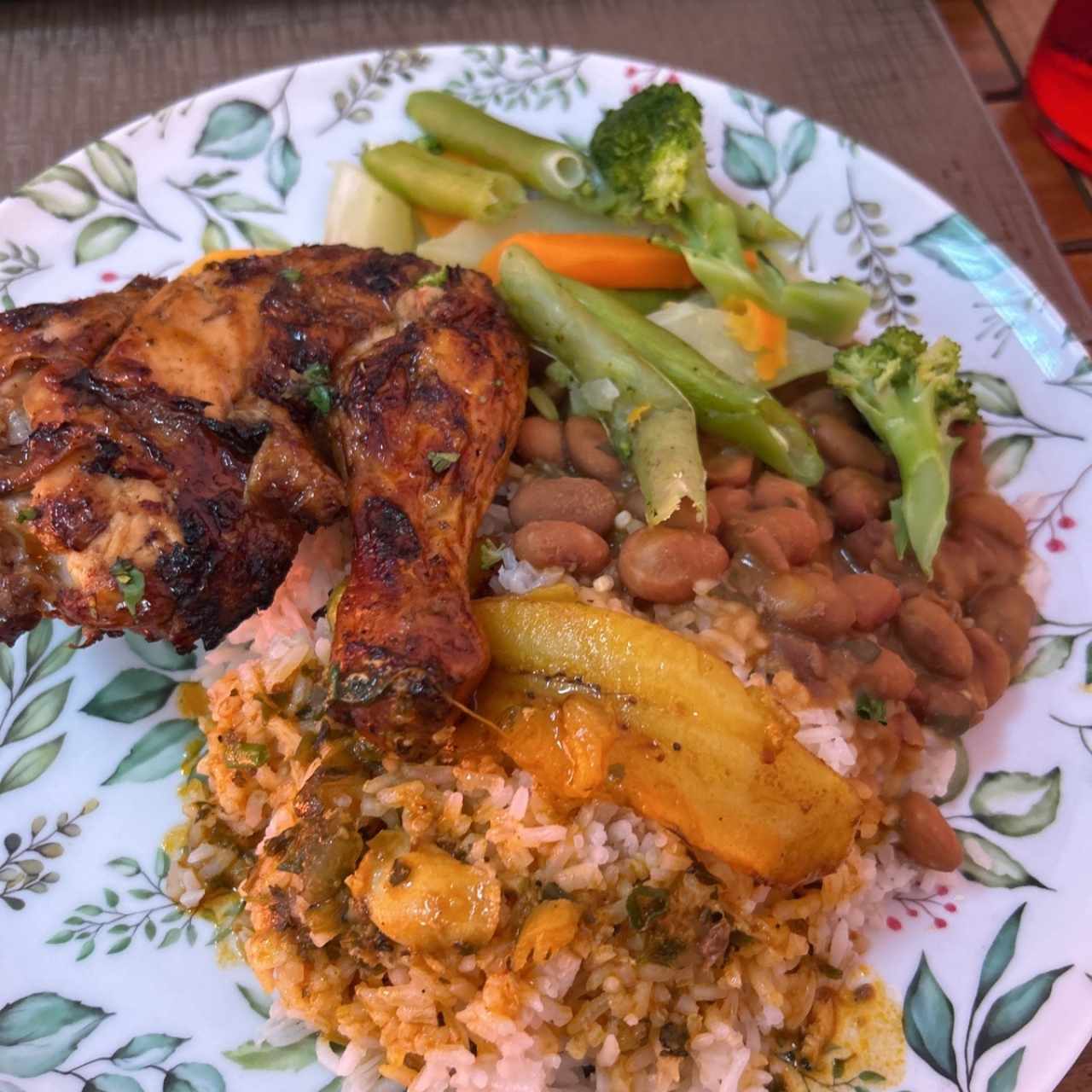 Comida pollo asado 