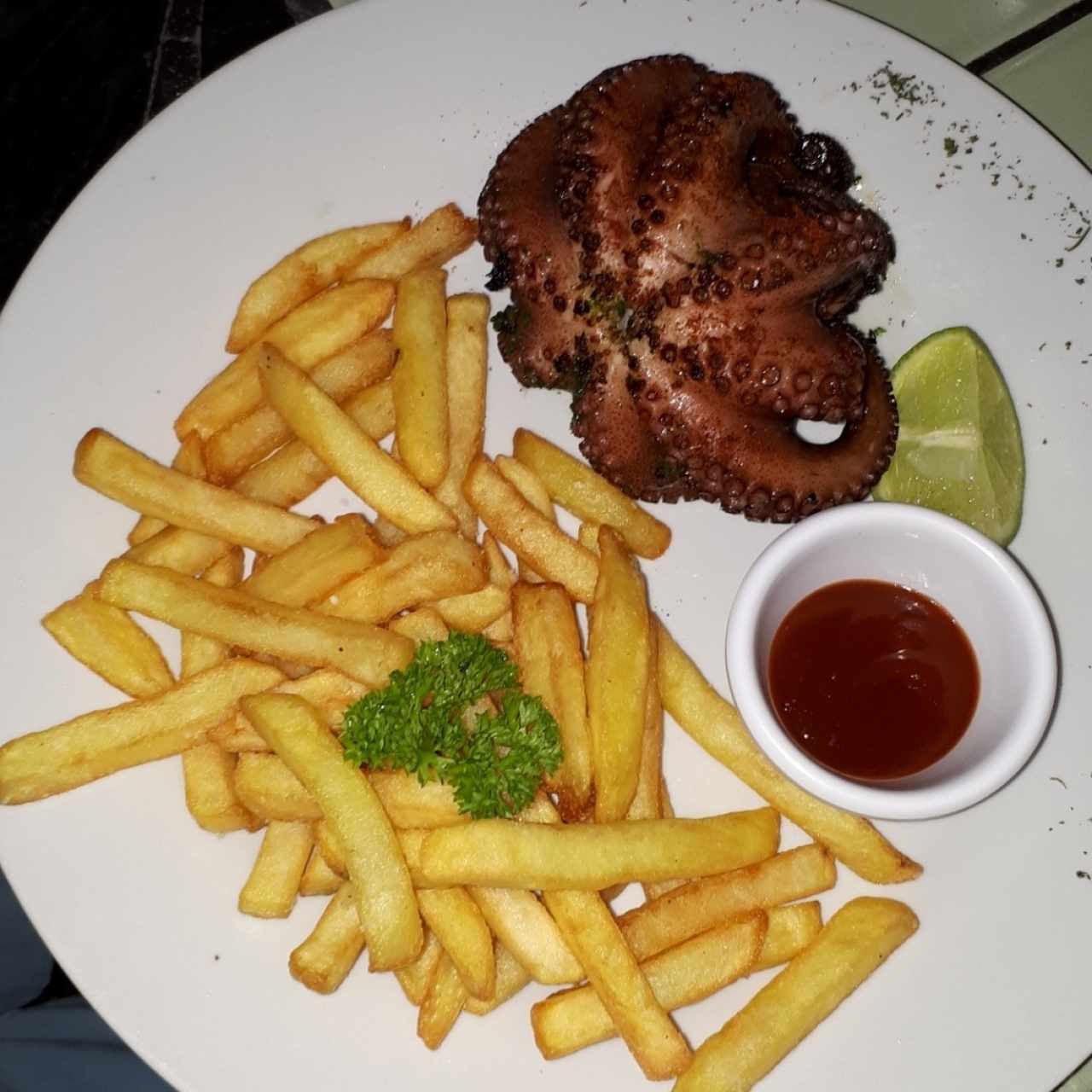 Pulpo a la parrilla