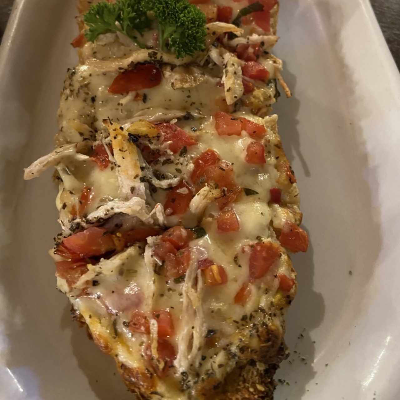 Bruschetta con pollo