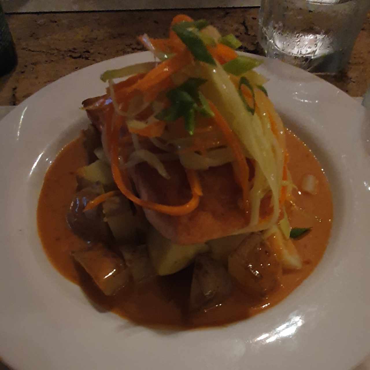 Salmon con papas hervidas