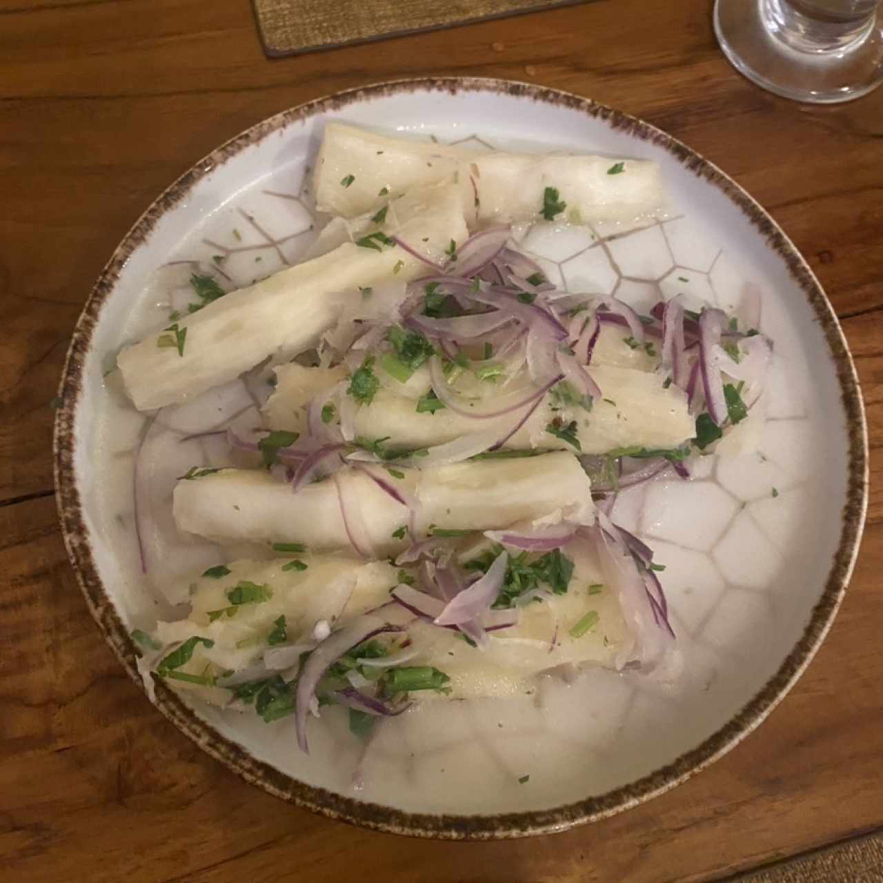 Yuca al mojo de aho
