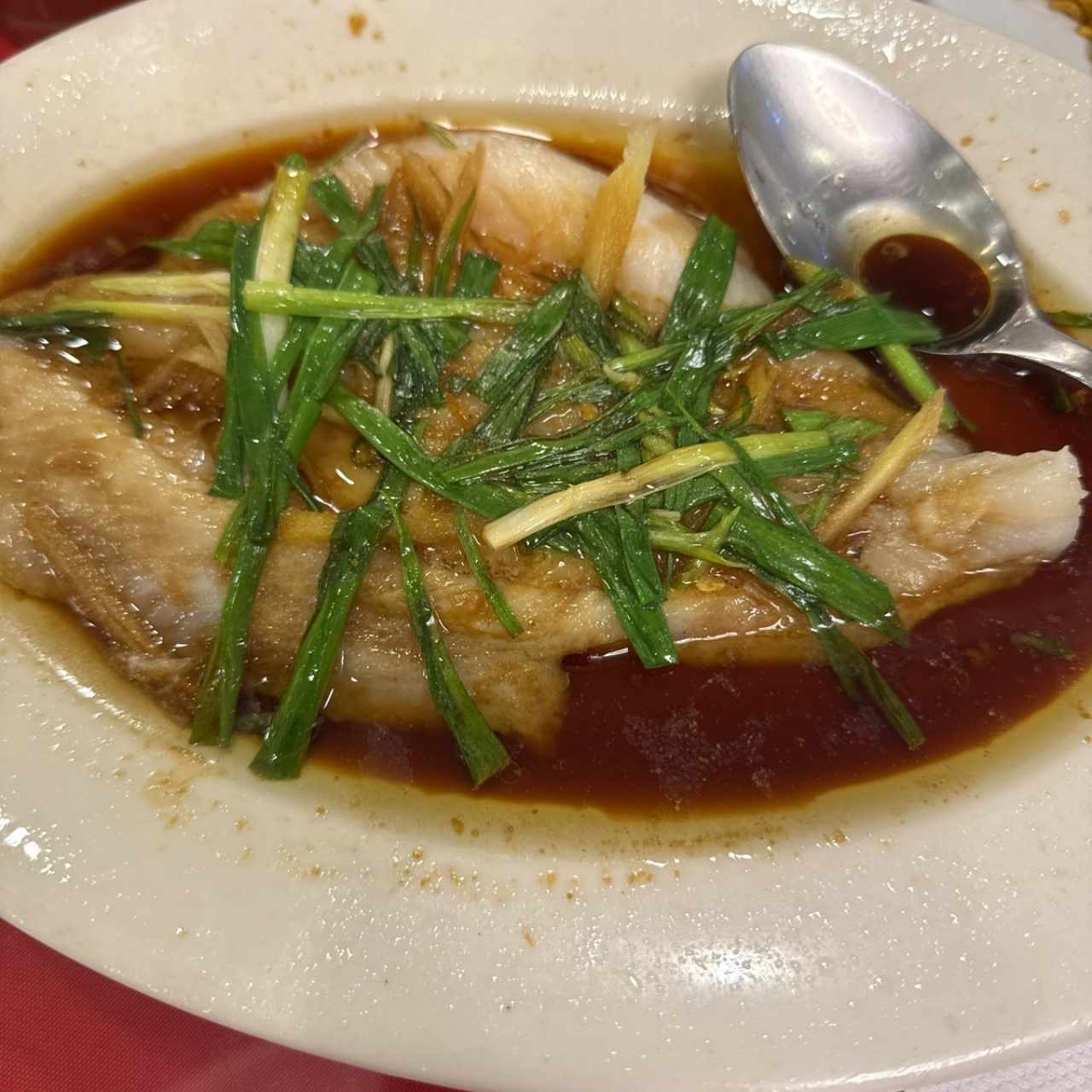 Corvina al vapor 