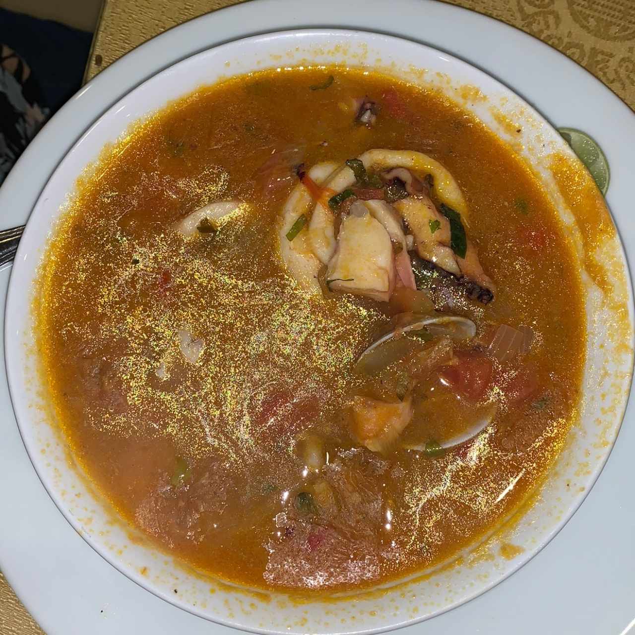 Sopa de mariscos 