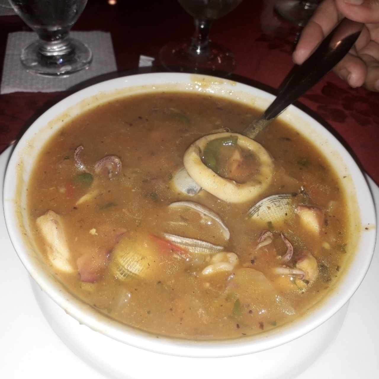 sopa de mariscos 