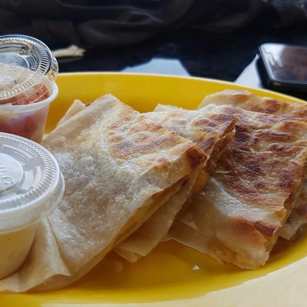 quesadilla de chicharrón 