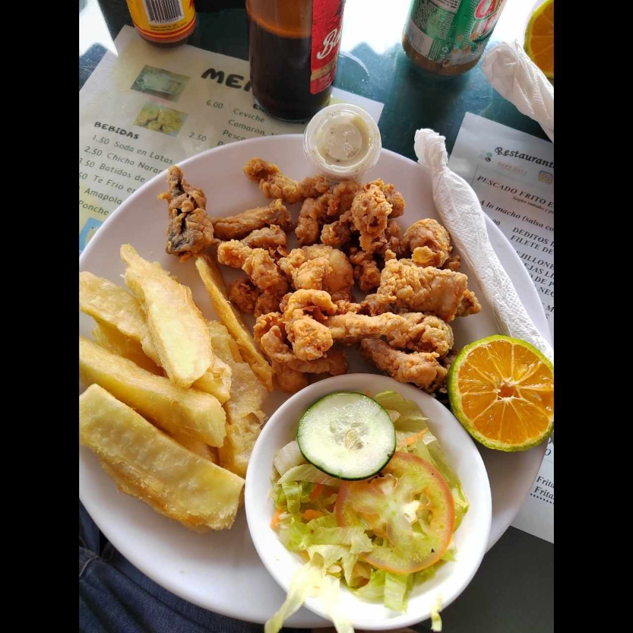 Menú - DEDITOS DE PESCADO