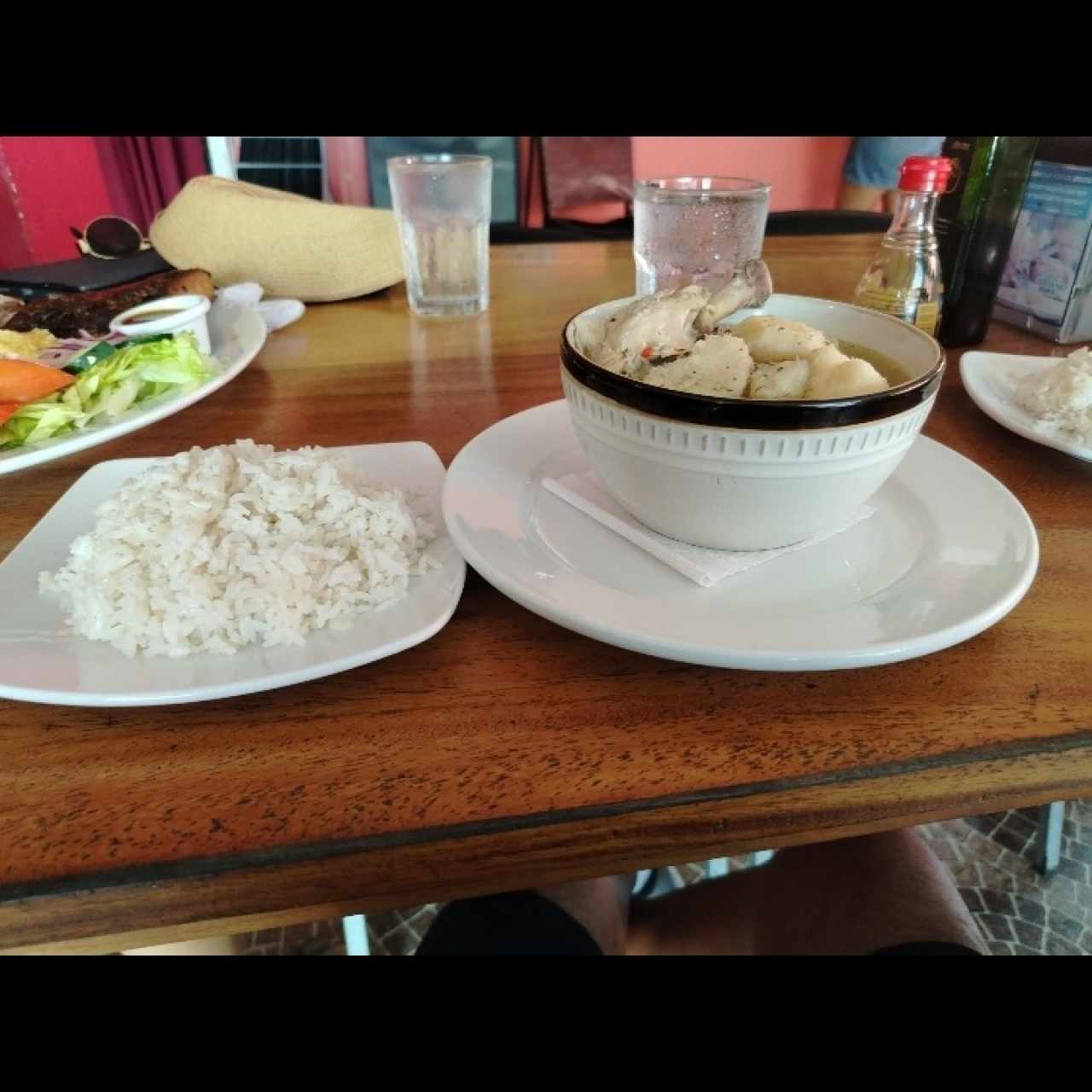 Sancocho con Arroz blanco