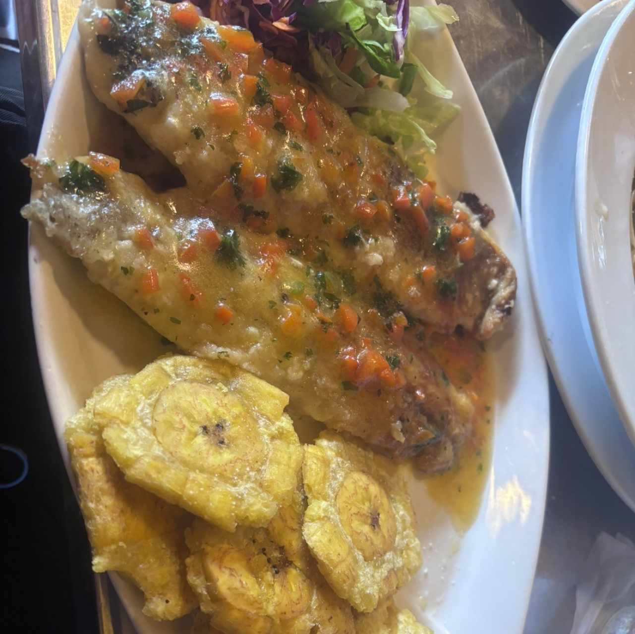 Filete de Corvina a la Pescadora