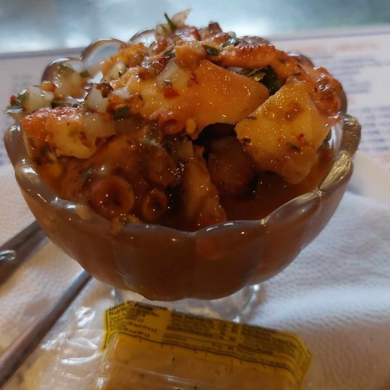 Entradas - Ceviche de Pulpo