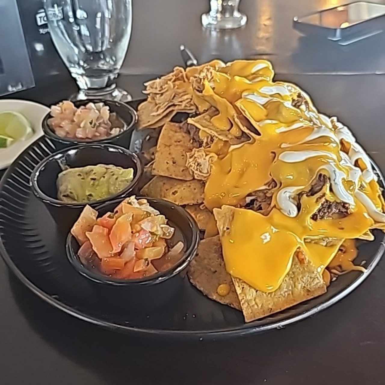 Nachos de Pollo,Carne o chili