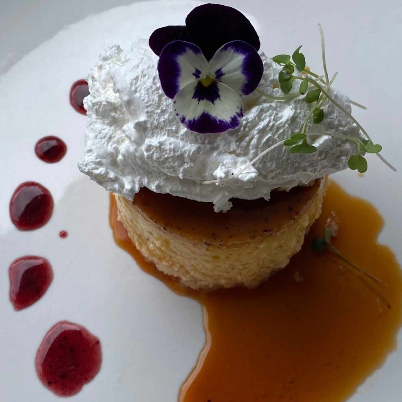 Flan de coco