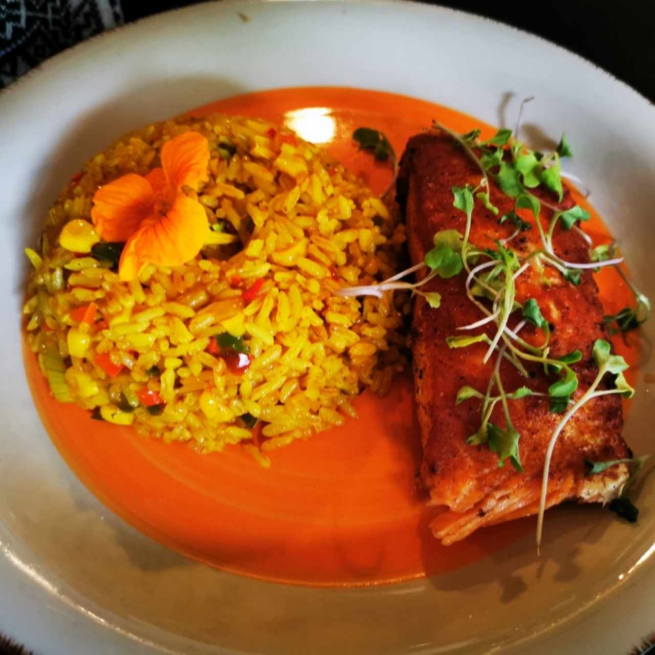 Salmón a la Frida