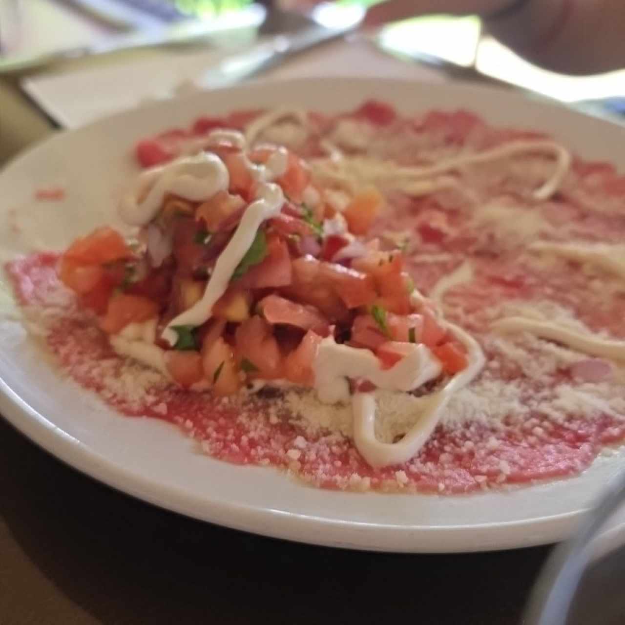 ENTRADAS-APPETIZER - CARPACCIO DI MANZO