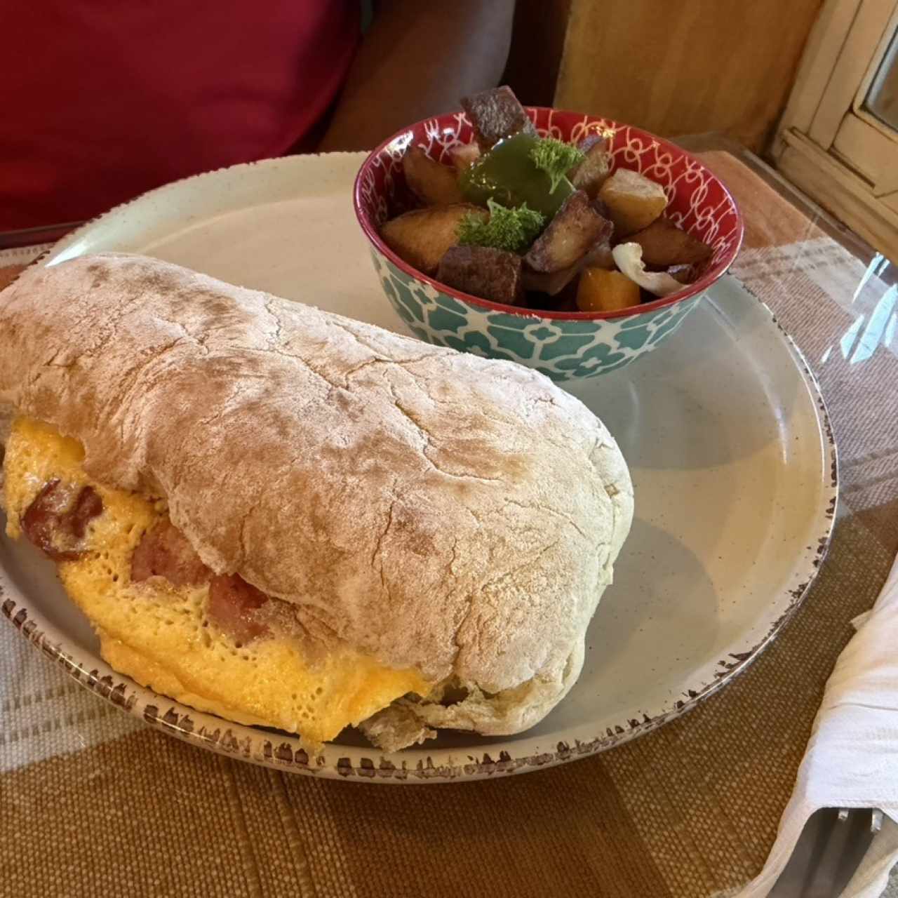 Sandwiches - Chorizo y huevo
