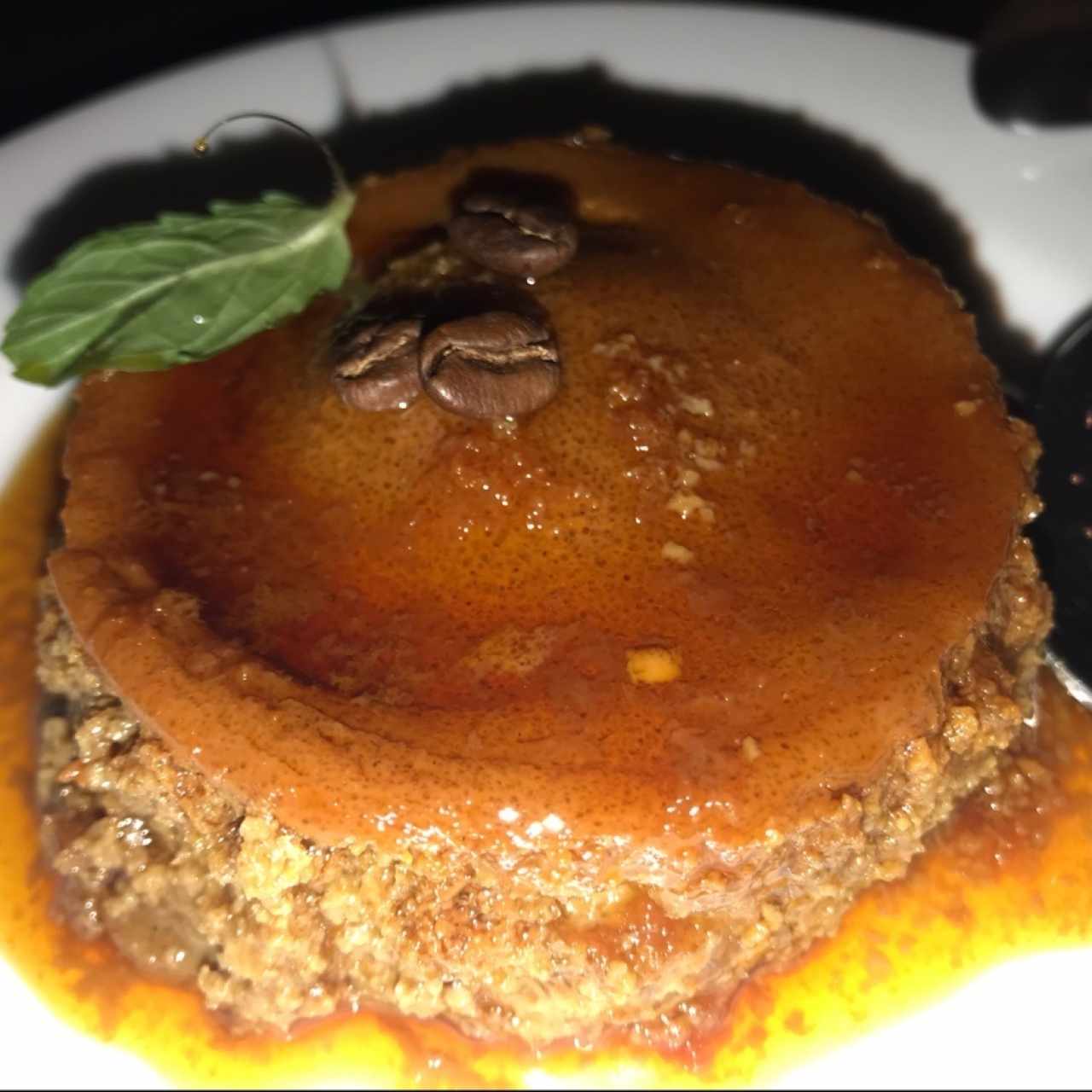 flan de cafe
