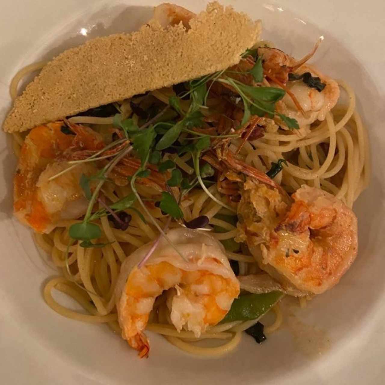 pasta de langostinos