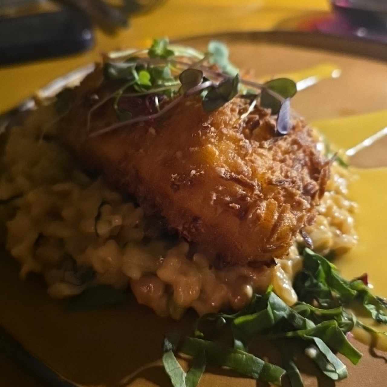 POLLO FRITO CON COCO