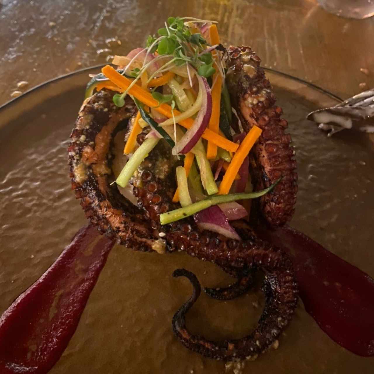 Pulpo al carbón