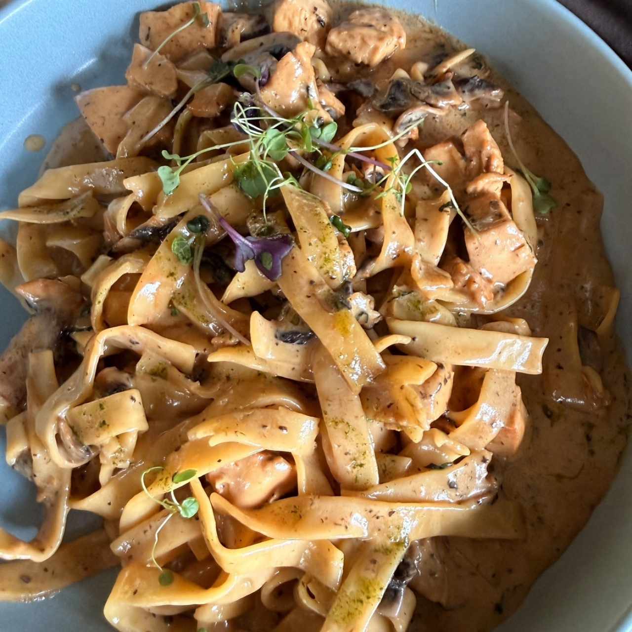FETTUCCINE DE POLLO TRUFADO