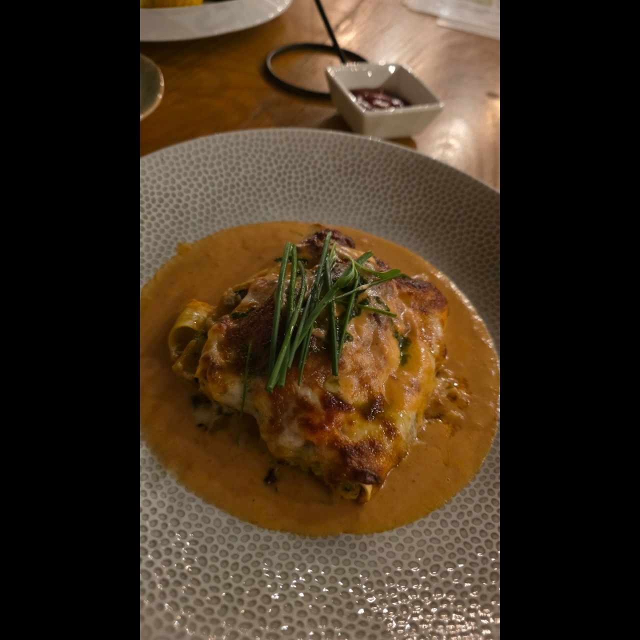CANELONES DE LANGOSTA GRATINADOS