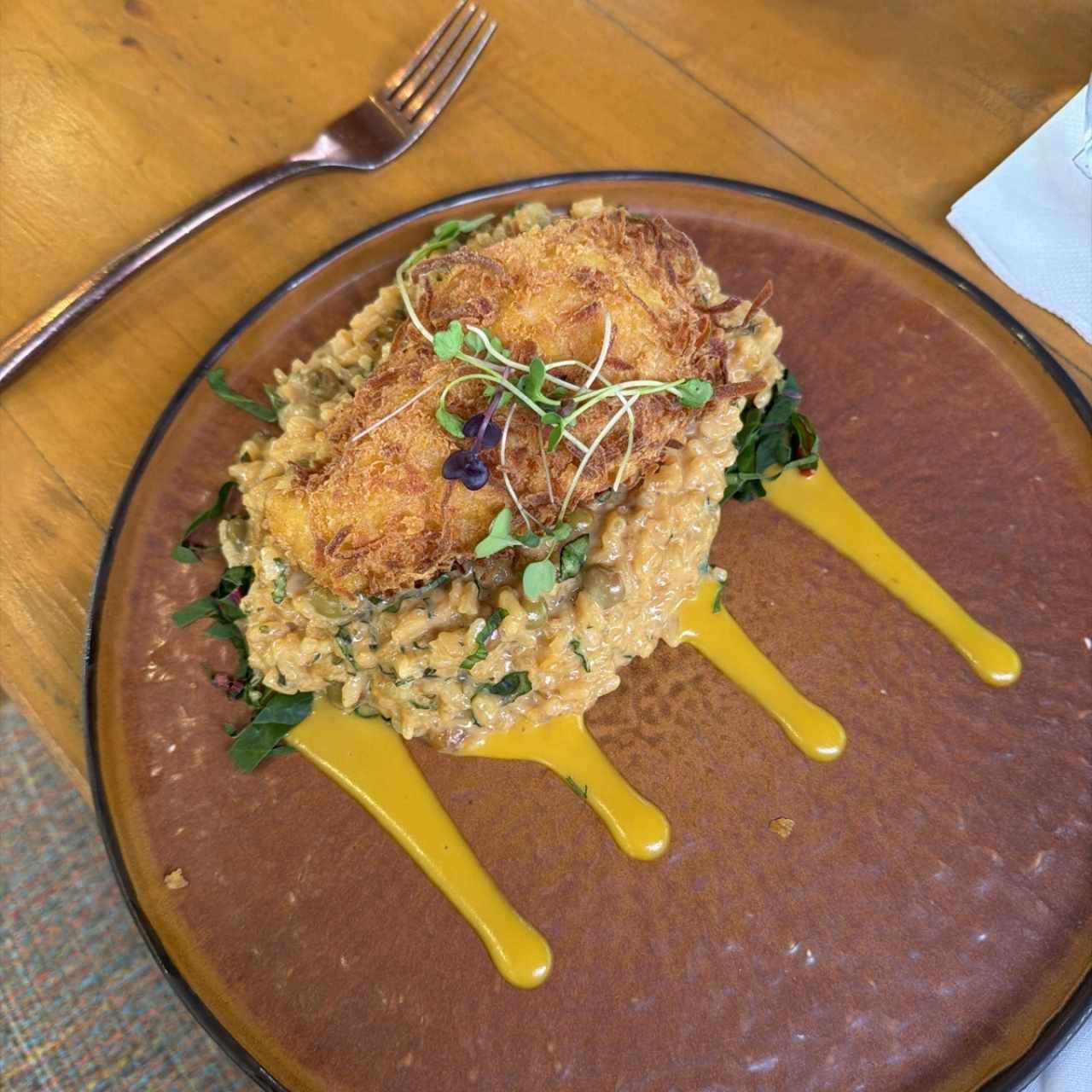 POLLO FRITO CON COCO