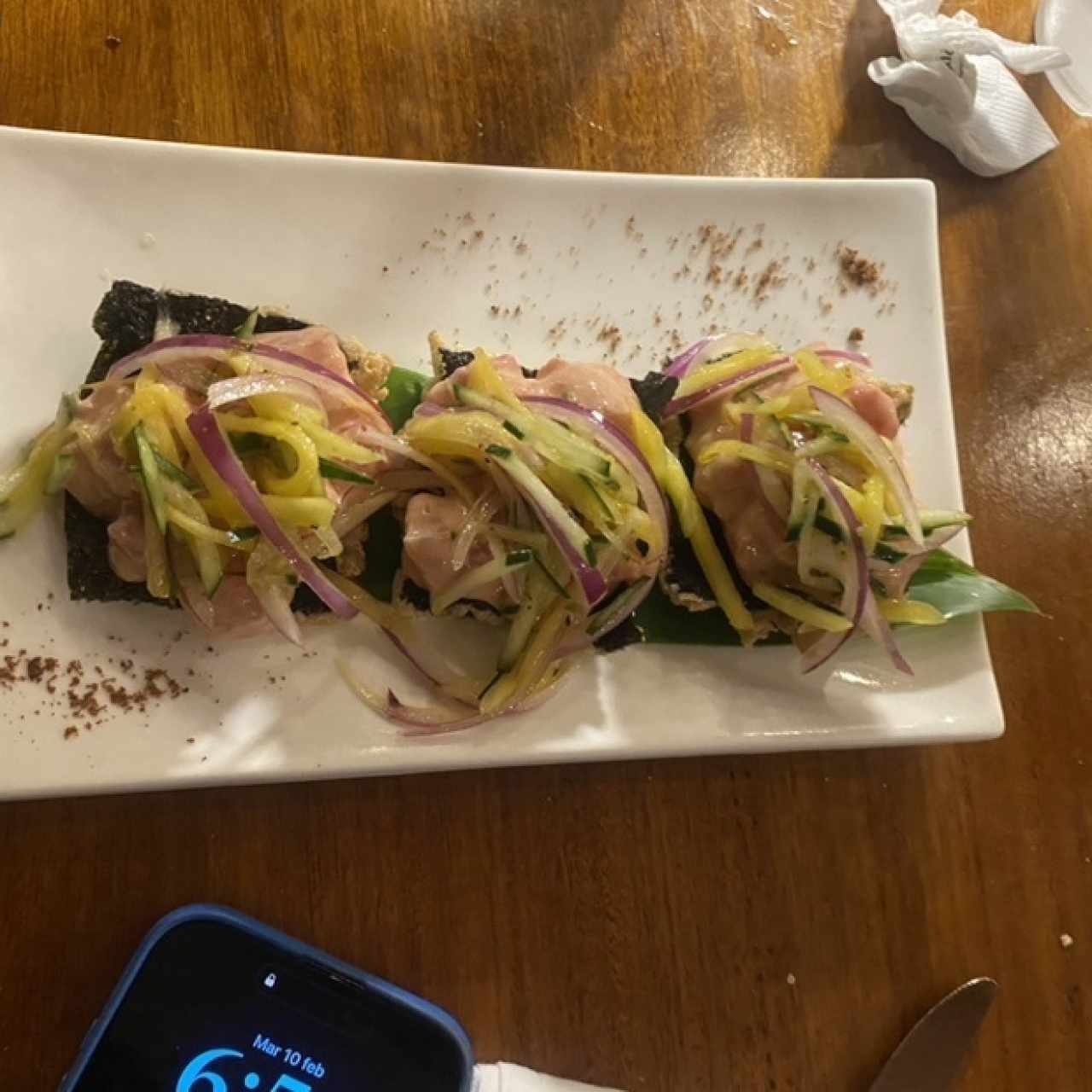 CRUNCH CON ATÚN FRESCO